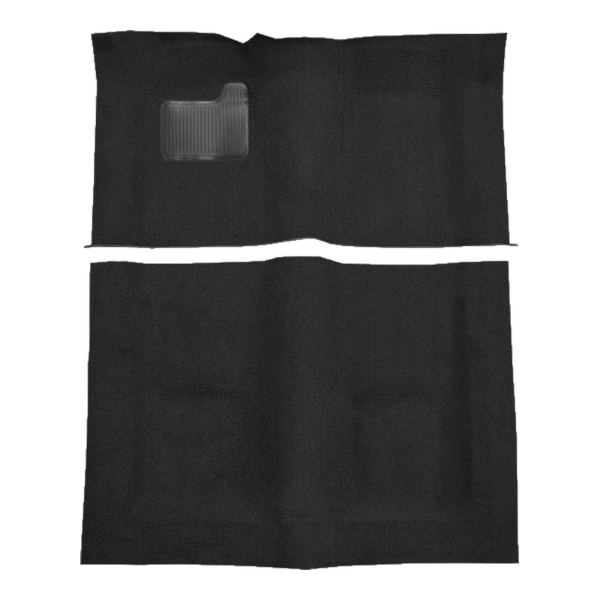 1974-1976 Pontiac Catalina 2DR Auto Cutpile Carpet Flooring 801 Black - ACC 801 Black