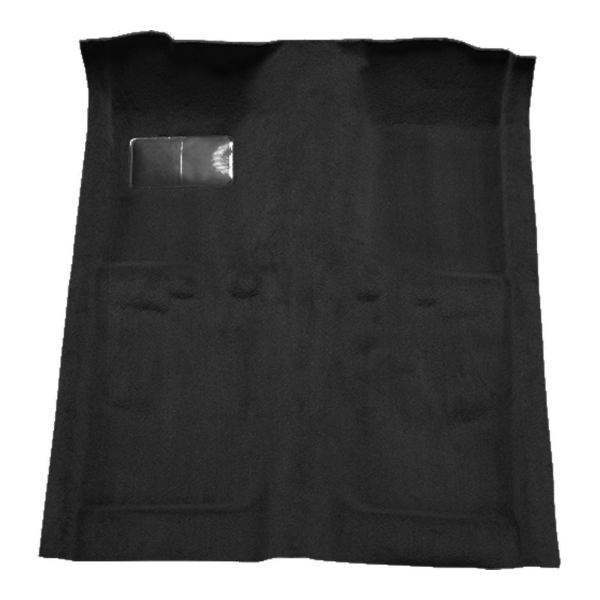 1974-1977 Mercury Comet 2DR Auto Cutpile Carpet Flooring 801 Black - ACC 801 Black