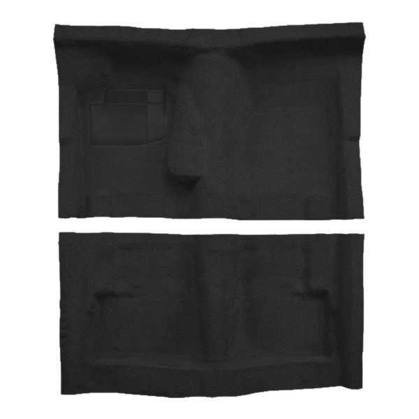 1975 Dodge Coronet 2DR 4spd Bench Seat Cutpile Carpet Flooring 801 Black - ACC 801 Black