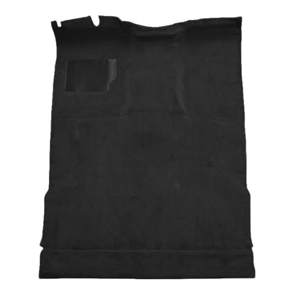 1975-1979 Ford F-350 Ext Cab 2WD Auto/3spd Column Shift Cutpile Carpet Flooring 801 Black - ACC 801 Black