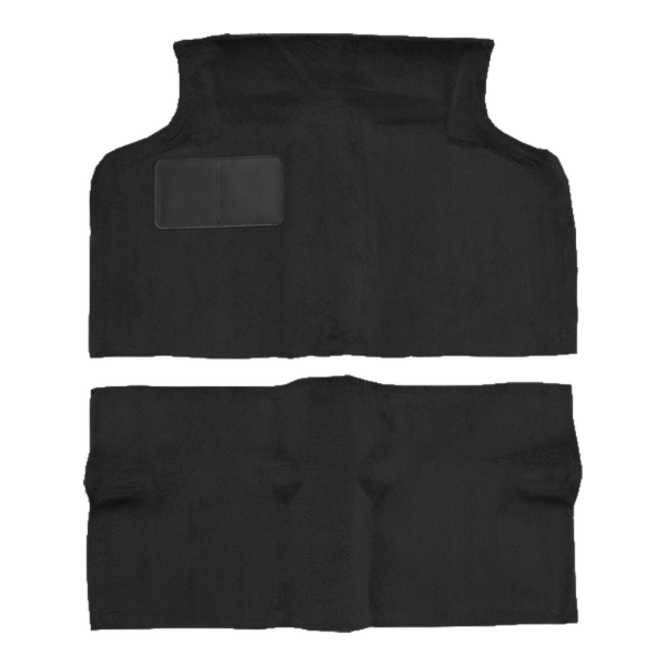1975-1979 Honda Civic CVCC 2DR Hatchback Auto/Manual Pass Area Cutpile Carpet Flooring 801 Black - ACC 801 Black