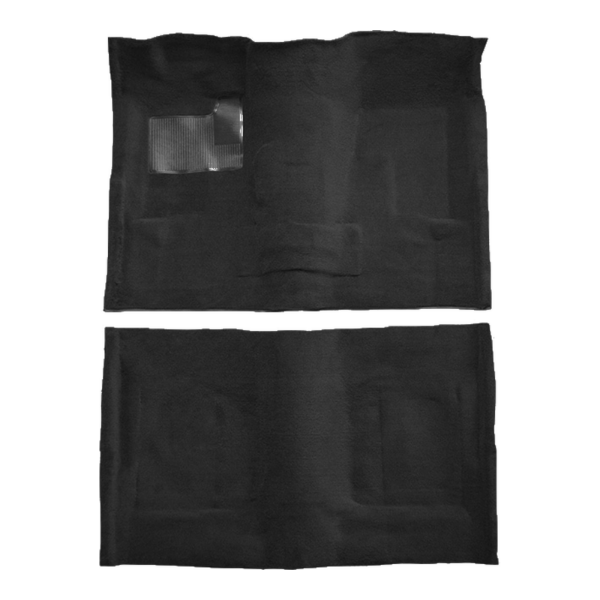 1975-1979 Oldsmobile Omega 2DR 4spd Cutpile Carpet Flooring 801 Black - ACC 801 Black
