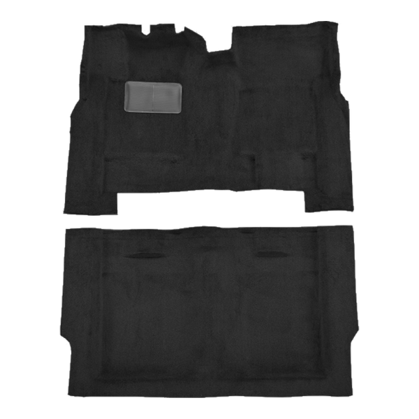 1975-1980 Lincoln Continental 2DR Cutpile Carpet Flooring 801 Black - ACC 801 Black