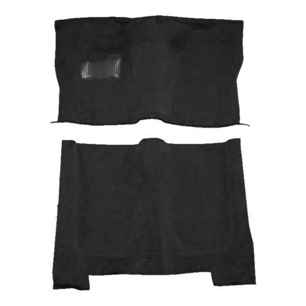 1976 Pontiac LeMans 4DR Cutpile Carpet Flooring 801 Black - ACC 801 Black
