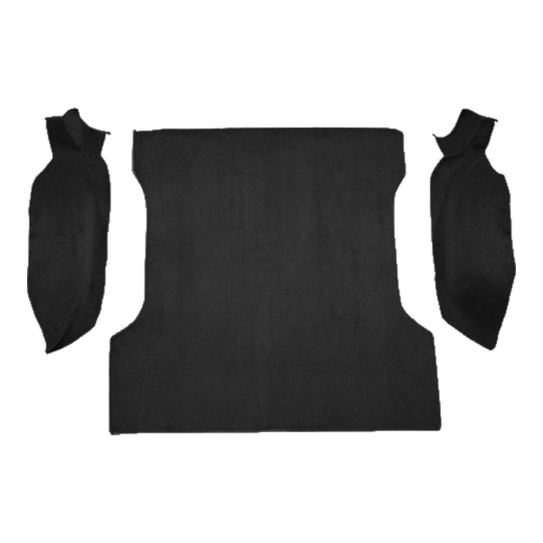 1978-1979 Ford Bronco Cargo Area Cutpile Carpet Flooring 801 Black - ACC 801 Black