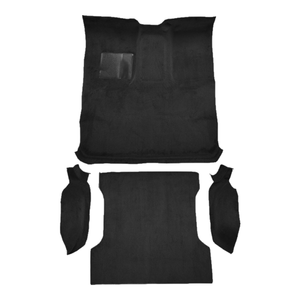 1978-1979 Ford Bronco Complete Cutpile Carpet Flooring 801 Black - ACC 801 Black