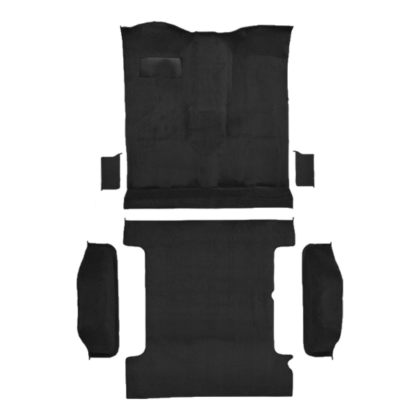 1978-1980 GMC Jimmy Complete Cutpile Carpet Flooring 801 Black - ACC 801 Black