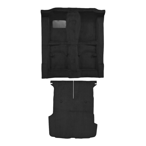 1978-1981 Toyota Celica Lift Back Complete Cutpile Carpet Flooring 801 Black - ACC 801 Black