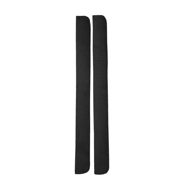 1978-1987 GMC Caballero Door Panel Inserts 2pc Cutpile Carpet Flooring 801 Black - ACC 801 Black