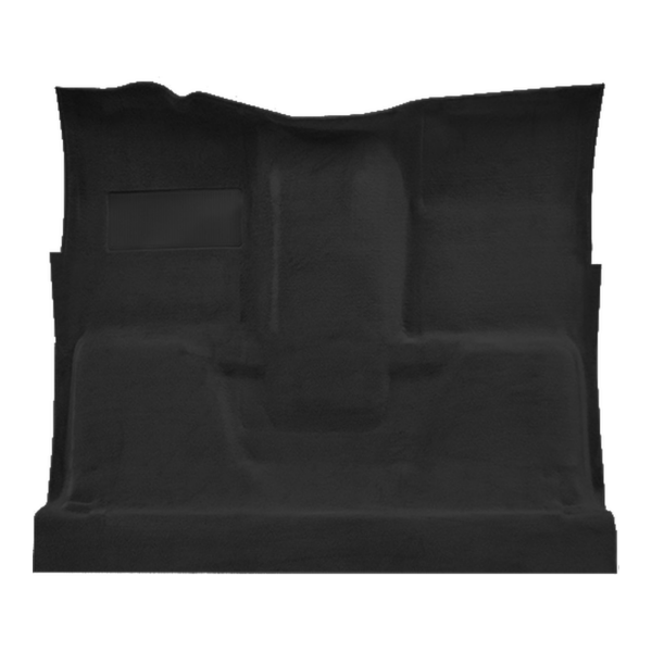 1979-1980 GMC K2500 Reg Cab 4WD Auto/4spd Cutpile Carpet Flooring 801 Black - ACC 801 Black