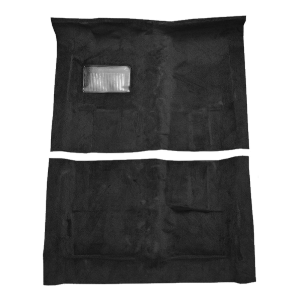 1979-1981 Chrysler Newport 2DR Auto Cutpile Carpet Flooring 801 Black - ACC 801 Black