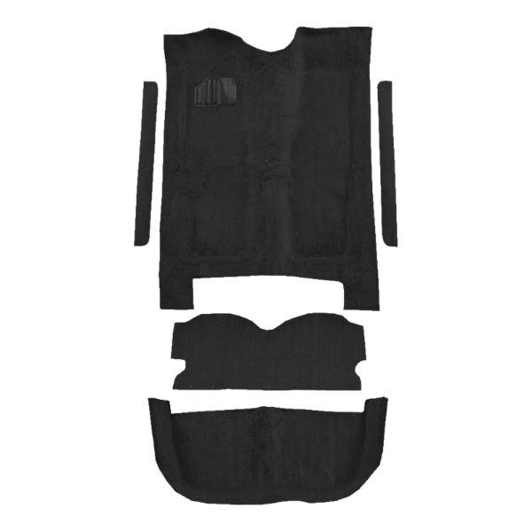 1979-1981 GMC Caballero Complete Cutpile Carpet Flooring 801 Black - ACC 801 Black