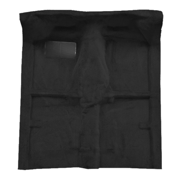 1979-1982 Dodge D50 Reg Cab 4WD Cutpile Carpet Flooring 801 Black - ACC 801 Black