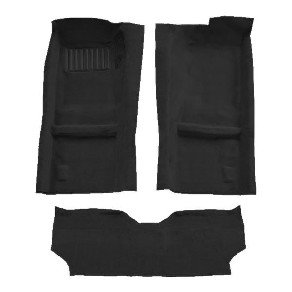 1979-1983 Nissan 280ZX Pass Area 2 Seater Cutpile Carpet Flooring 801 Black - ACC 801 Black