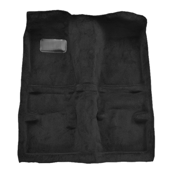1980-1983 Toyota Corolla 2DR Auto/Manual Rear Wheel Drive Pass Area Cutpile Carpet Flooring 801 Black - ACC 801 Black