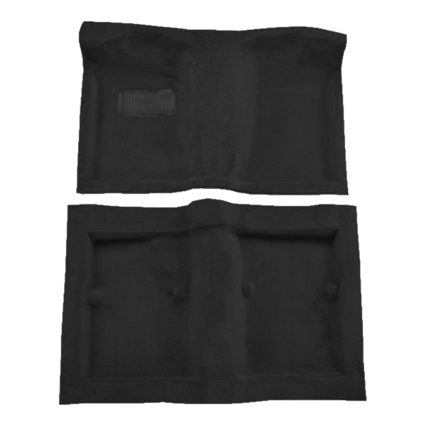 1980-1983 Toyota Corolla 4DR Sedan Rear Wheel Drive Cutpile Carpet Flooring 801 Black - ACC 801 Black