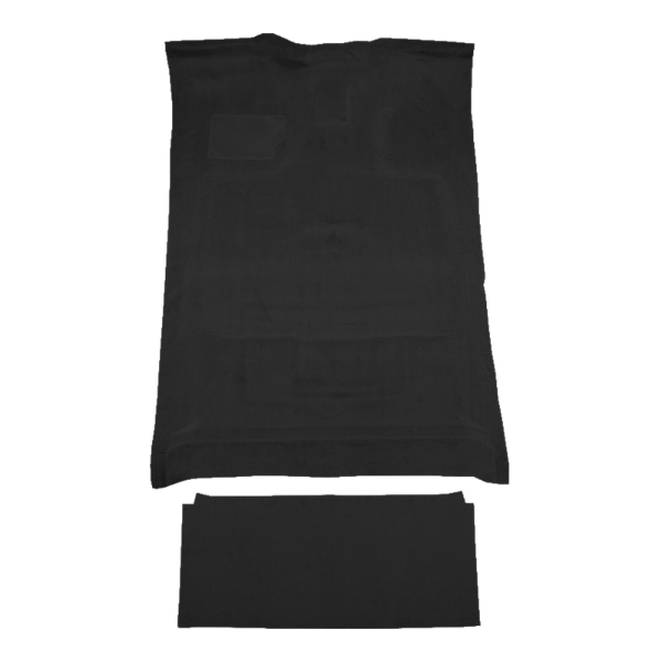 1980-1986 Ford F-350 Crew Cab 2WD 4spd Cutpile Carpet Flooring 801 Black - ACC 801 Black