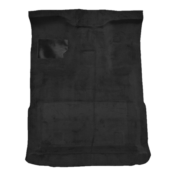 1980-1986 Ford F-350 Ext Cab 2WD 4spd Cutpile Carpet Flooring 801 Black - ACC 801 Black