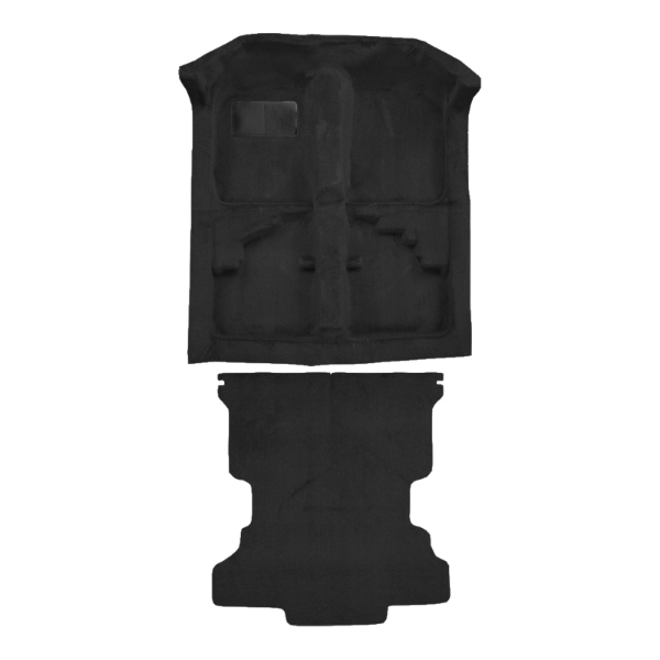 1982-1985 Honda Accord 2DR Hatchback Complete Cutpile Carpet Flooring 801 Black - ACC 801 Black