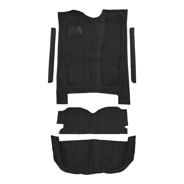 1982-1986 GMC Caballero Complete Cutpile Carpet Flooring 801 Black - ACC 801 Black