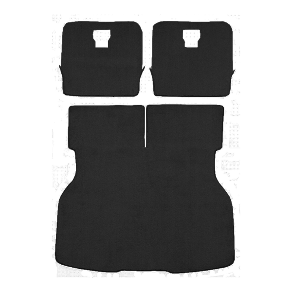 1983-1986 Mercury Capri Cargo Area Cutpile Carpet Flooring 801 Black - ACC 801 Black
