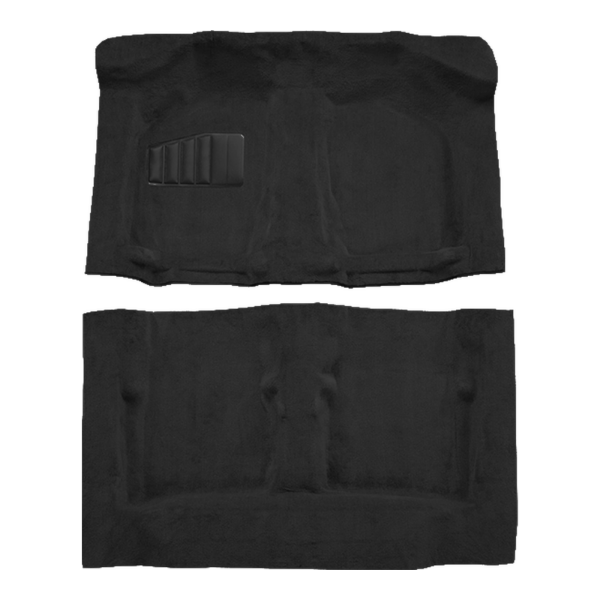 1983-1986 Toyota Camry Cutpile Carpet Flooring 801 Black - ACC 801 Black