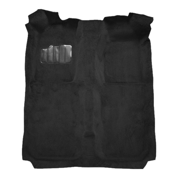 1984-1986 Dodge 600 2DR Convertible Cutpile Carpet Flooring 801 Black - ACC 801 Black