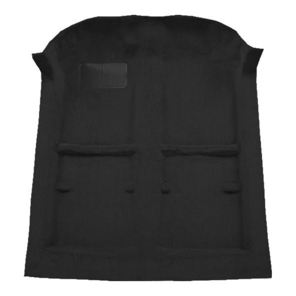 1984-1987 Honda Civic 2DR Hatchback Pass Area Cutpile Carpet Flooring 801 Black - ACC 801 Black
