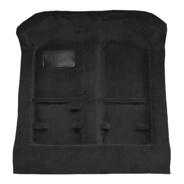 1984-1987 Honda Civic CRX Pass Area Cutpile Carpet Flooring 801 Black - ACC 801 Black