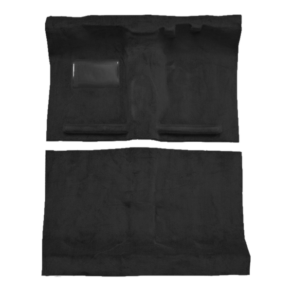 1984-1989 Toyota 4Runner Pass Area Cutpile Carpet Flooring 801 Black - ACC 801 Black
