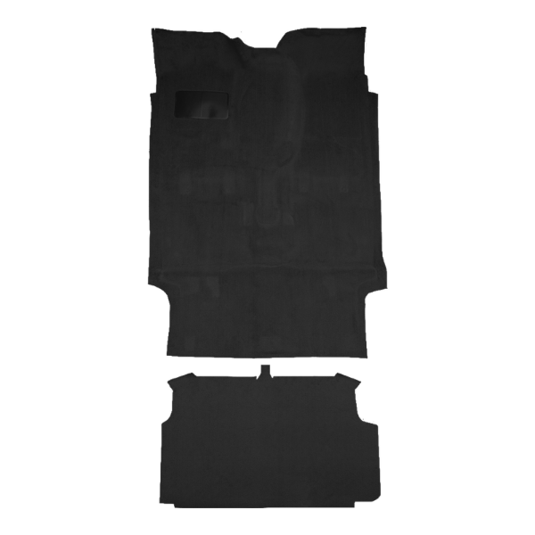 1984-1990 Ford Bronco II Complete Cutpile Carpet Flooring 801 Black - ACC 801 Black