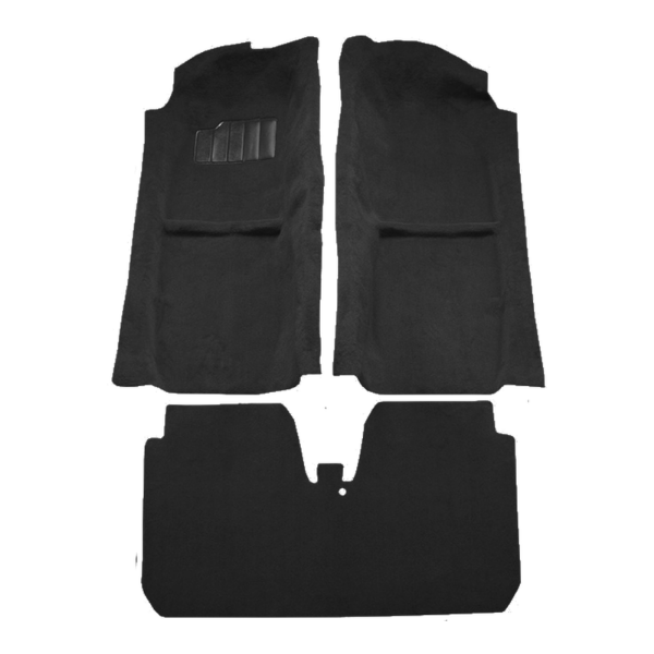 1985-1989 Toyota MR2 Complete Cutpile Carpet Flooring 801 Black - ACC 801 Black