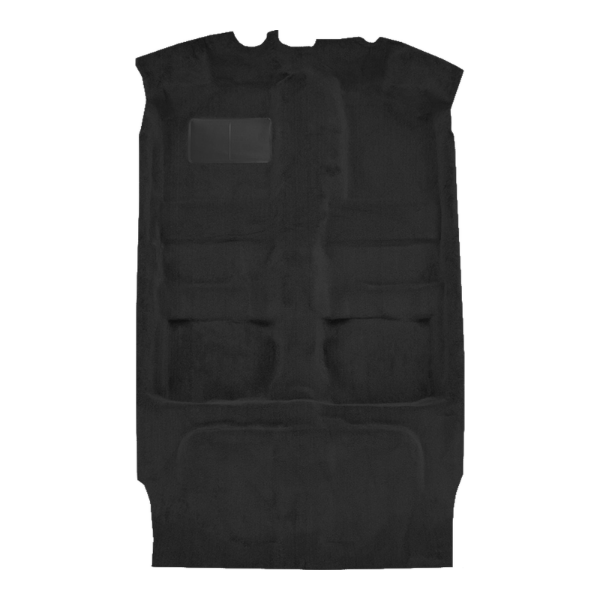1985-1990 Ford Escort 2DR Cutpile Carpet Flooring 801 Black - ACC 801 Black