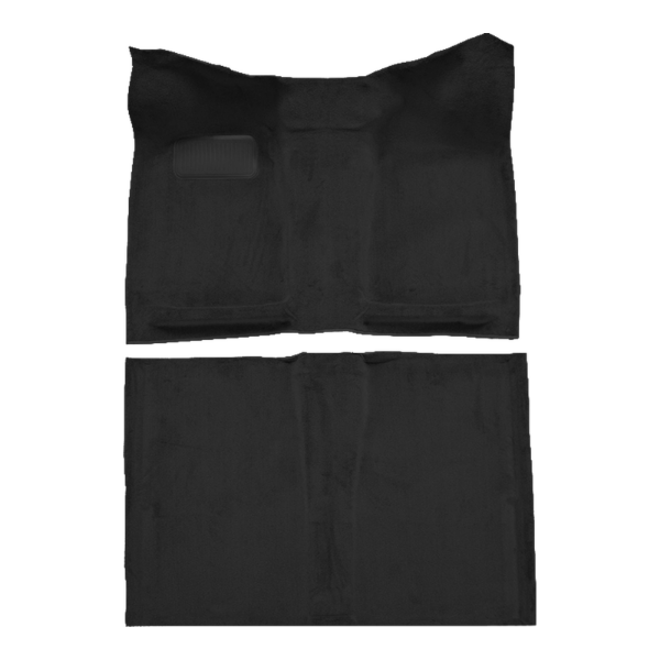 1986 Nissan D21 Ext Cab Cutpile Carpet Flooring 801 Black - ACC 801 Black