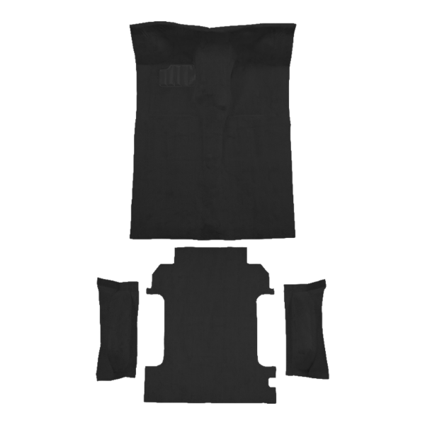 1986-1991 Isuzu Trooper 4DR Complete Cutpile Carpet Flooring 801 Black - ACC 801 Black