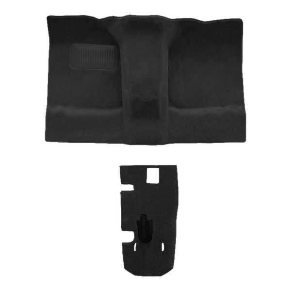 1986-1995 Suzuki Samurai Pass Area with Console Cover Cutpile Carpet Flooring 801 Black - ACC 801 Black