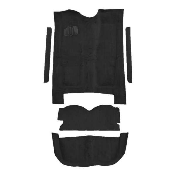 1987 GMC Caballero Complete Cutpile Carpet Flooring 801 Black - ACC 801 Black