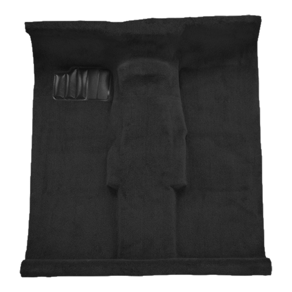 1987-1989 Dodge Raider 2DR Pass Area Cutpile Carpet Flooring 801 Black - ACC 801 Black