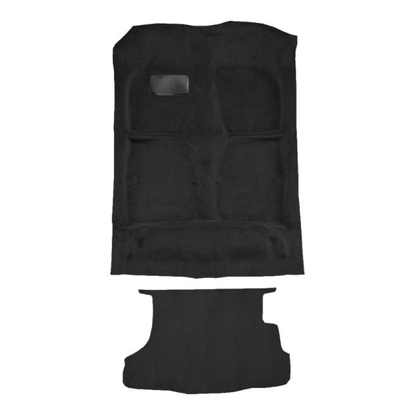 1987-1990 Toyota Tercel 2DR/4DR Cutpile Carpet Flooring 801 Black - ACC 801 Black