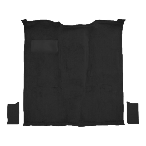 1987-1991 Chevrolet Blazer Pass Area Cutpile Carpet Flooring 801 Black - ACC 801 Black