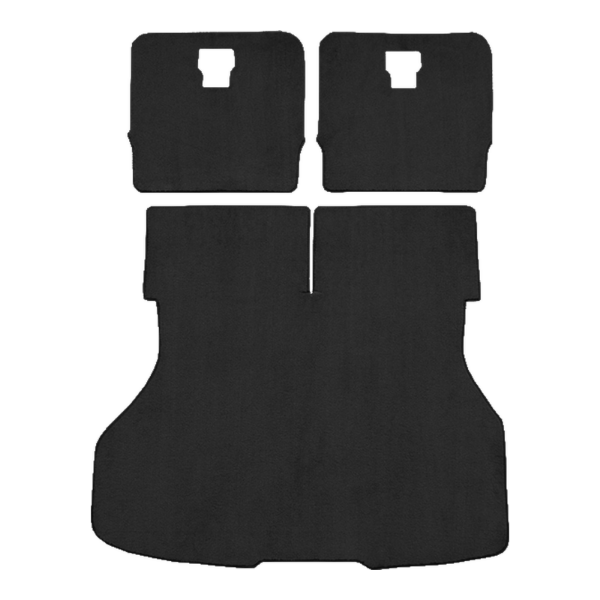 1987-1993 Ford Mustang Hatchback Cargo Area Cutpile Carpet Flooring 801 Black - ACC 801 Black