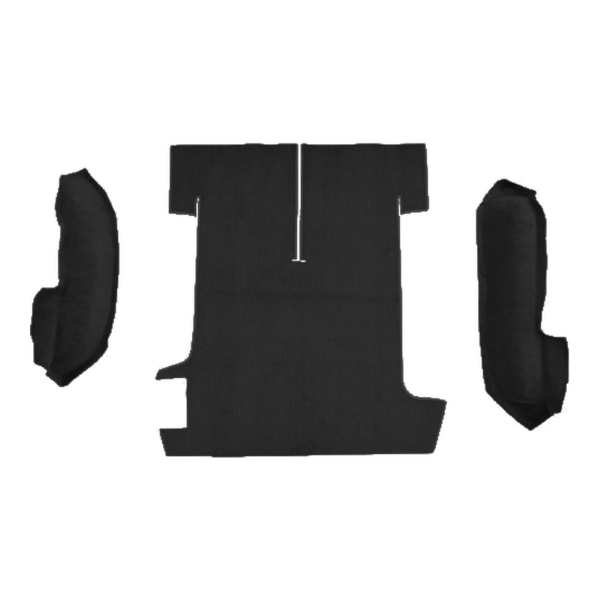 1987-1995 Nissan Pathfinder Cargo Area Cutpile Carpet Flooring 801 Black - ACC 801 Black