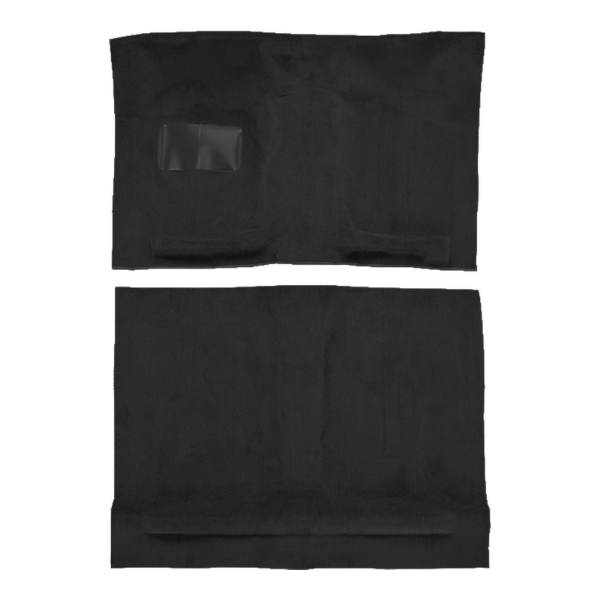 1987-1995 Nissan Pathfinder Pass Area Cutpile Carpet Flooring 801 Black - ACC 801 Black