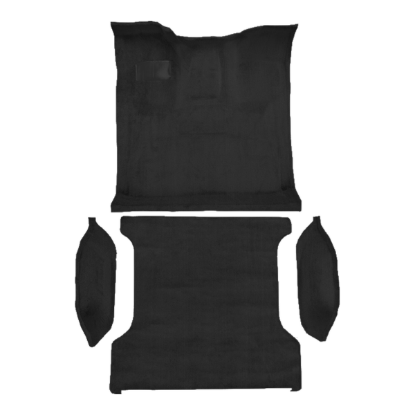 1987-1996 Ford Bronco Complete Cutpile Carpet Flooring 801 Black - ACC 801 Black