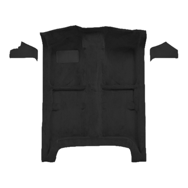 1988 BMW M5 4DR Cutpile Carpet Flooring 801 Black - ACC 801 Black