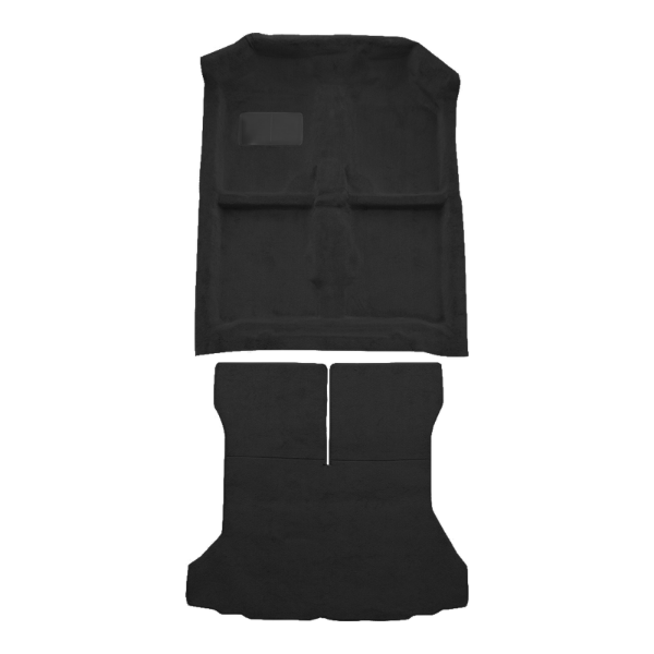 1988-1989 Mazda 323 3DR Hatchback complete Cutpile Carpet Flooring 801 Black - ACC 801 Black