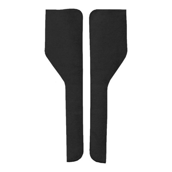 1988-1992 Chevrolet Camaro Door Panel Inserts 2pc Cutpile Carpet Flooring 801 Black - ACC 801 Black