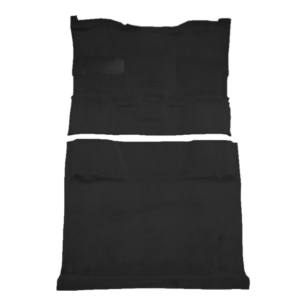 1989-1991 GMC R2500 Suburban 2WD Auto Pass Area Cutpile Carpet Flooring 801 Black - ACC 801 Black
