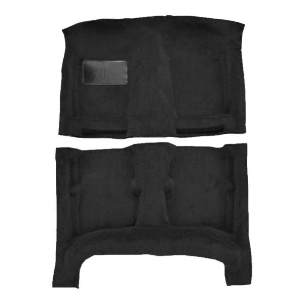 1989-1992 Geo Prizm 2DR Hatchback Pass Area Cutpile Carpet Flooring 801 Black - ACC 801 Black