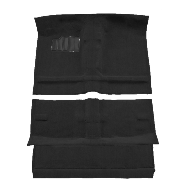 1989-1993 Dodge Ram 50 Ext Cab 2WD Cutpile Carpet Flooring 801 Black - ACC 801 Black